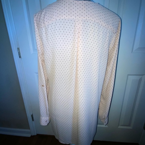 DE collection zipper front blouse size M - Picture 2 of 6